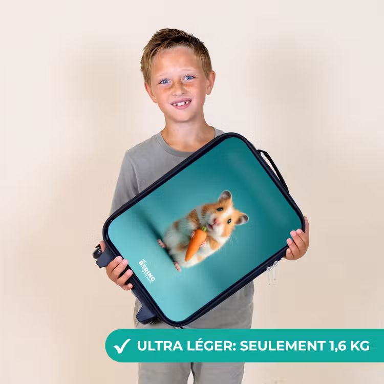 Valise enfant - Hamster - Carotte - Animal — 2