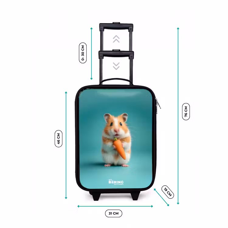 Valise enfant - Hamster - Carotte - Animal — 7