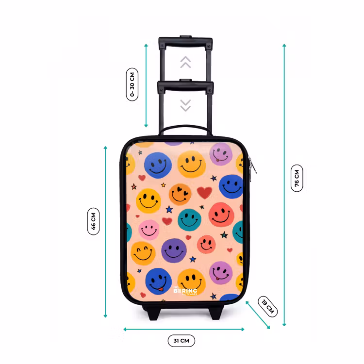 Valise enfant - Motif Smiley joyeux — 7