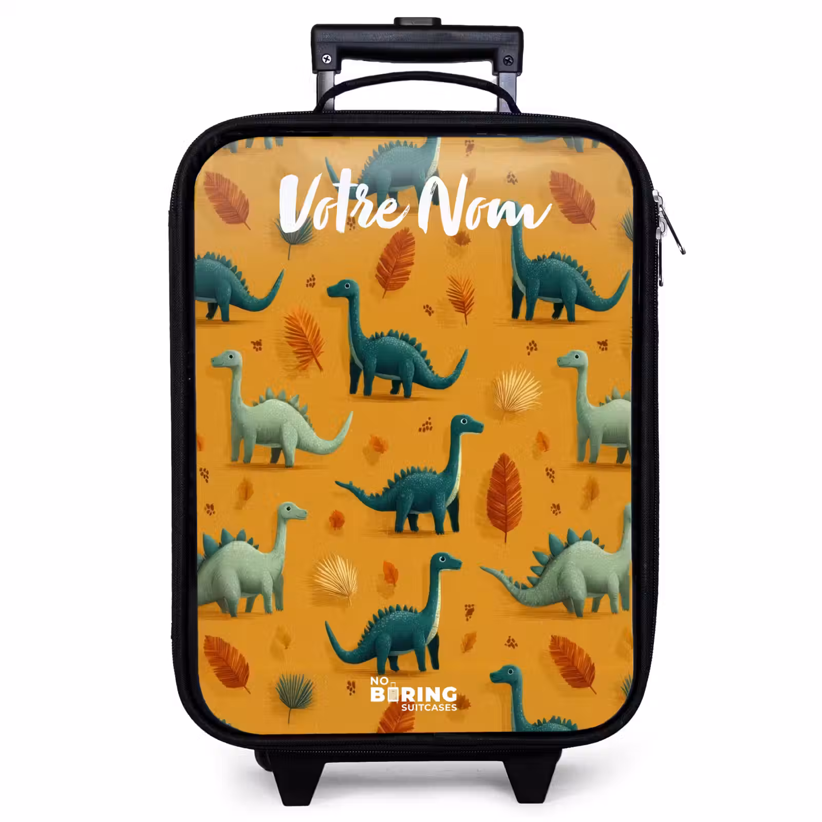 Valise enfant avec nom - Dino - Animaux - Motif — 1