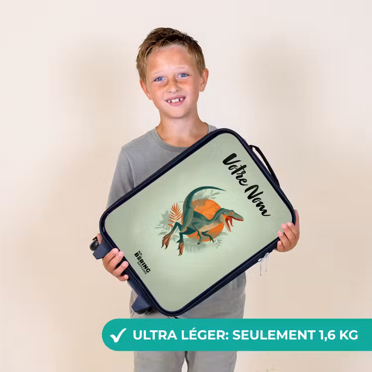 Valise enfant avec nom - Animal - Dino - Nature — 2