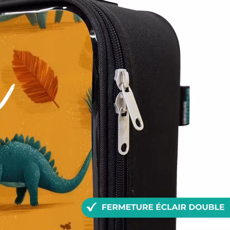 Valise enfant avec nom - Dino - Animaux - Motif — 6