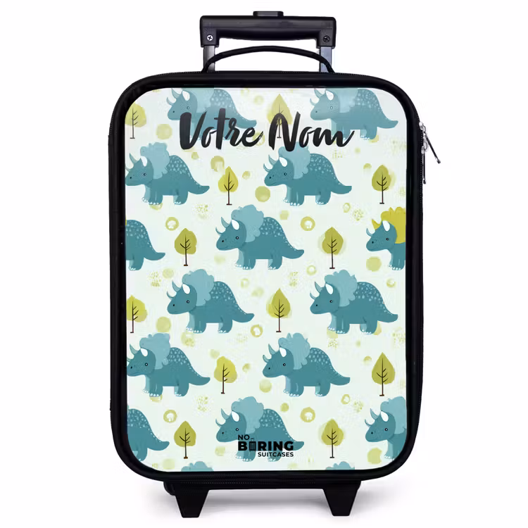 Valise enfant avec nom - Dinos - Motif - Nature — 1