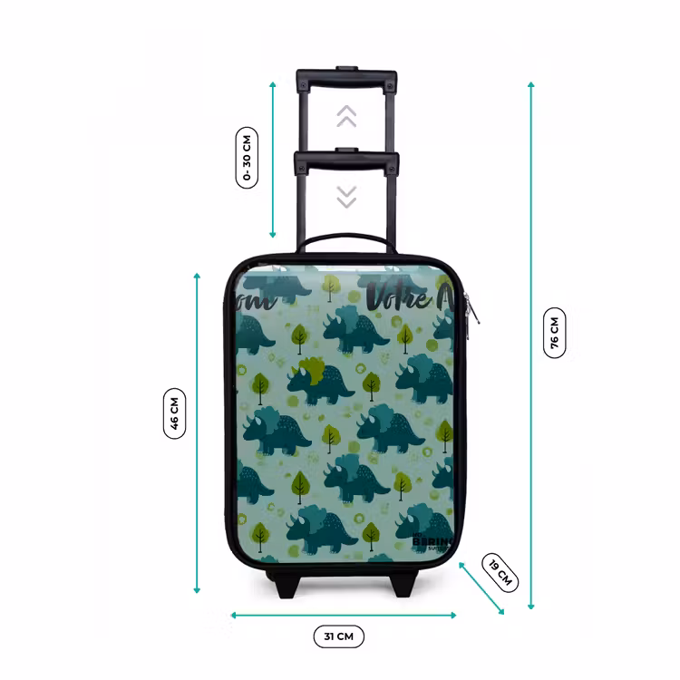 Valise enfant avec nom - Dinos - Motif - Nature — 7