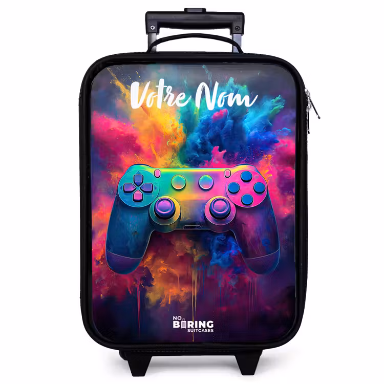 Valise enfant avec nom - Jeu - Contrôleur - Coloré - Explosion — 1