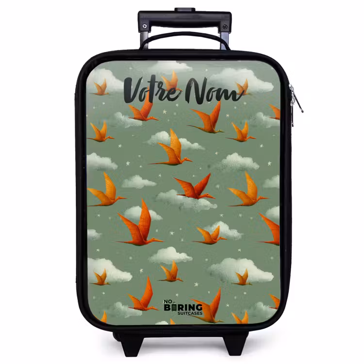 Valise enfant avec nom - Motif - Dino - Ptérosaures — 1