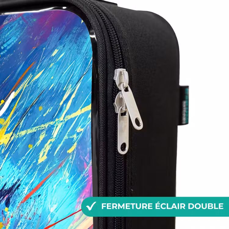 Valise enfant avec nom - Néon - Football - Coloré — 6