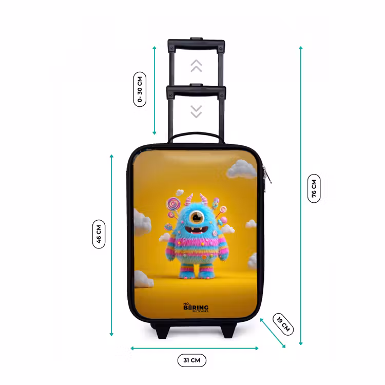 Valise enfant - Bonbons - Monstre - Arc-en-ciel — 7