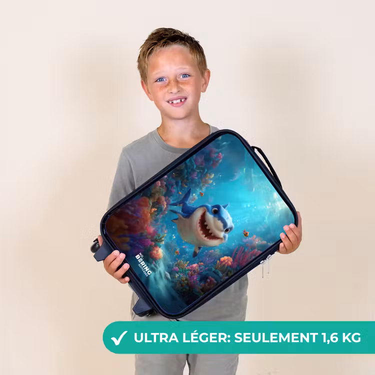 Valise enfant - Récif - Corail - Requin - Animal — 2