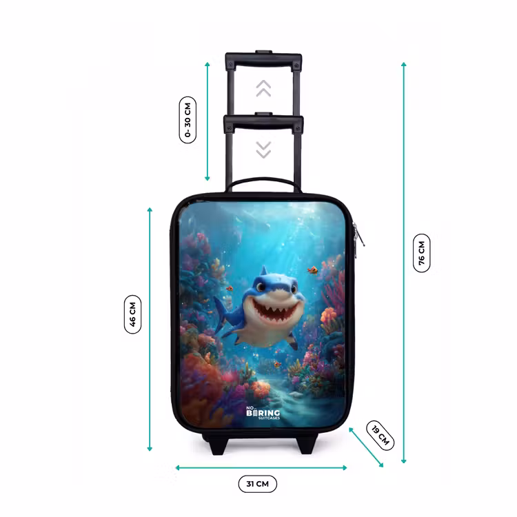 Valise enfant - Récif - Corail - Requin - Animal — 7