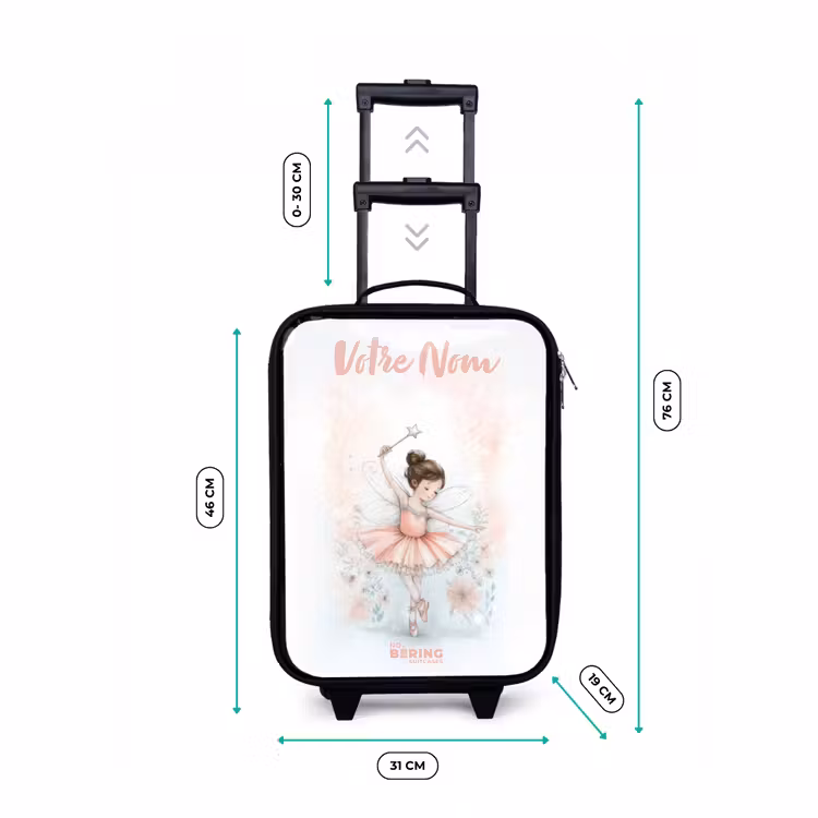 Valise enfant avec nom - Ballerine - Elfe - Fée — 7