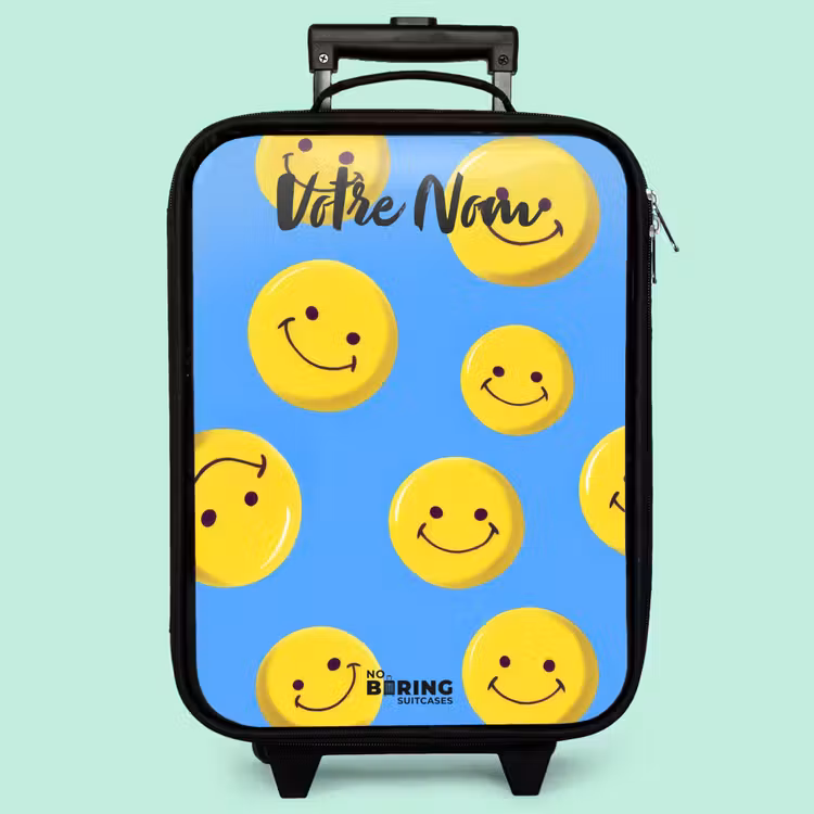 Valise enfant avec nom - Joyeuse pluie souriante — 3