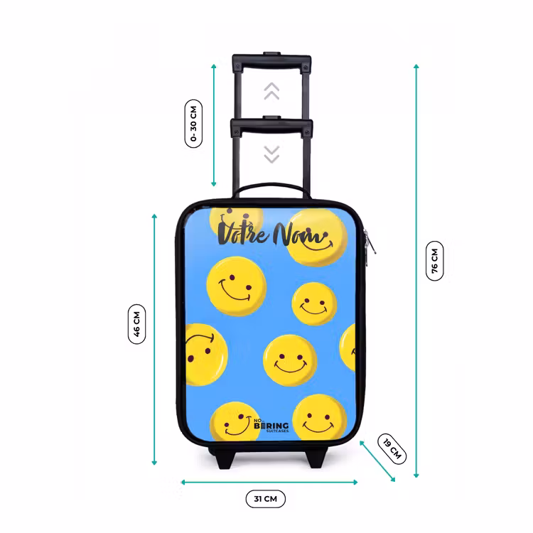 Valise enfant avec nom - Joyeuse pluie souriante — 7