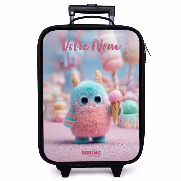 Valise enfant avec nom - Sweet Monster Candy Adventure — 1