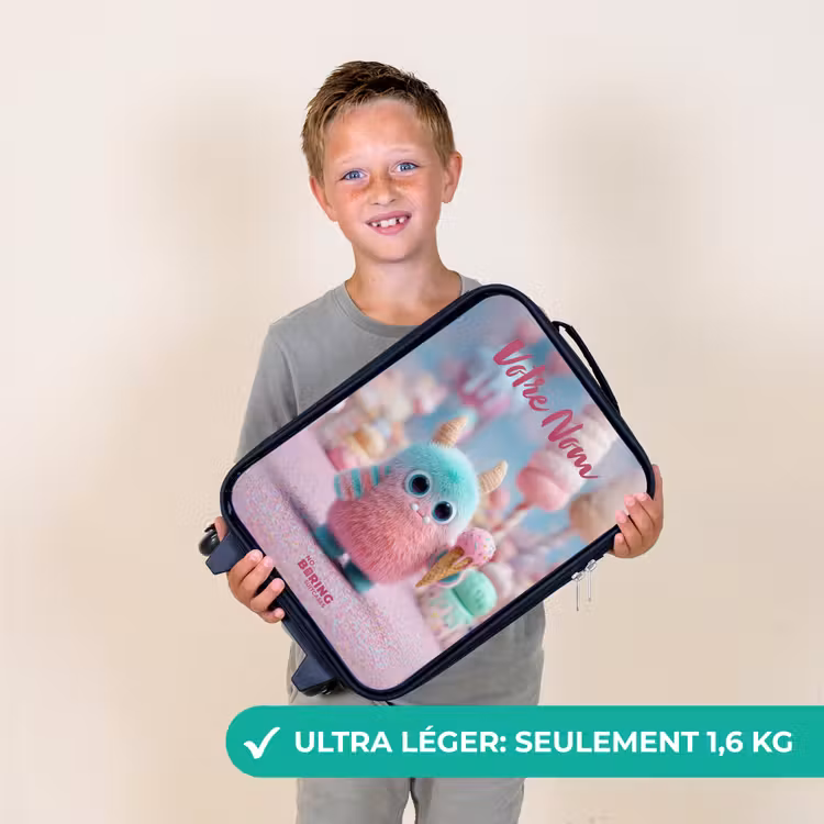 Valise enfant avec nom - Sweet Monster Candy Adventure — 2