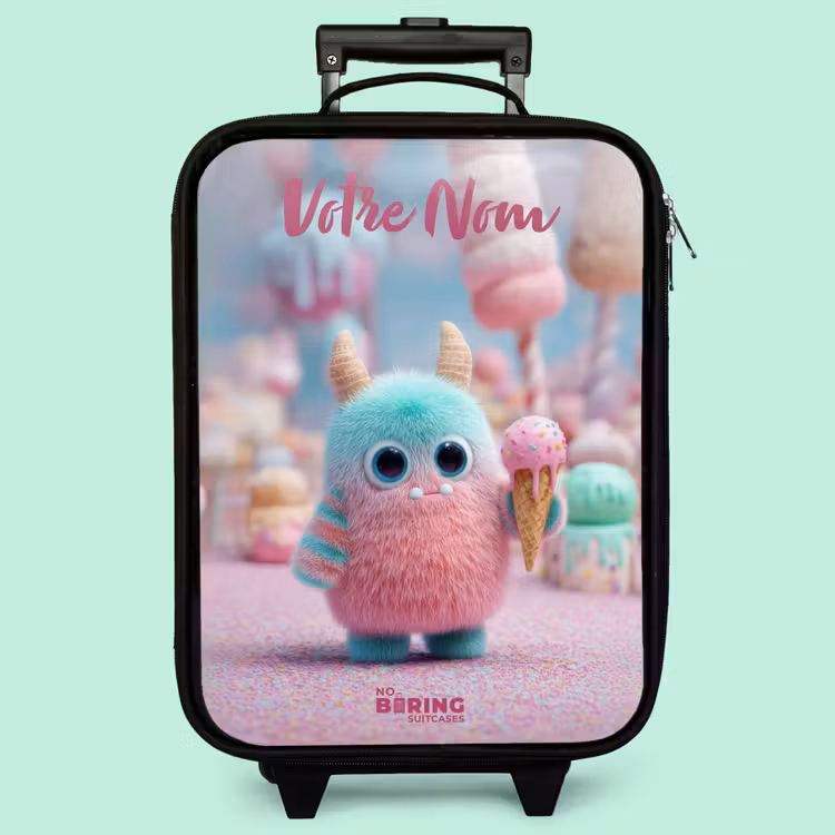 Valise enfant avec nom - Sweet Monster Candy Adventure — 3