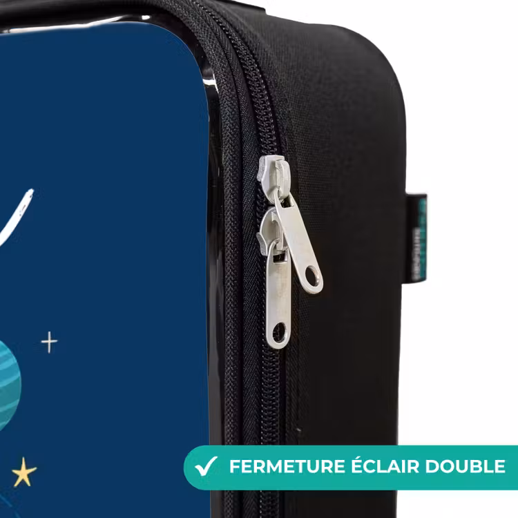 Valise enfant avec nom - Animal - Espace - Planète - Fusée — 6