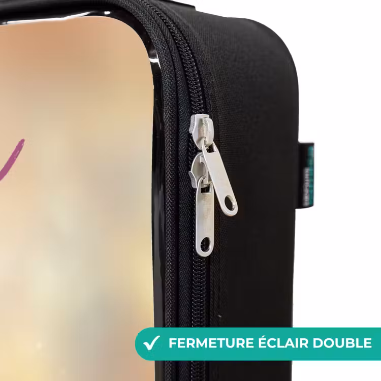 Valise enfant avec nom - Hamster - Fleur - Nature - Animal — 6