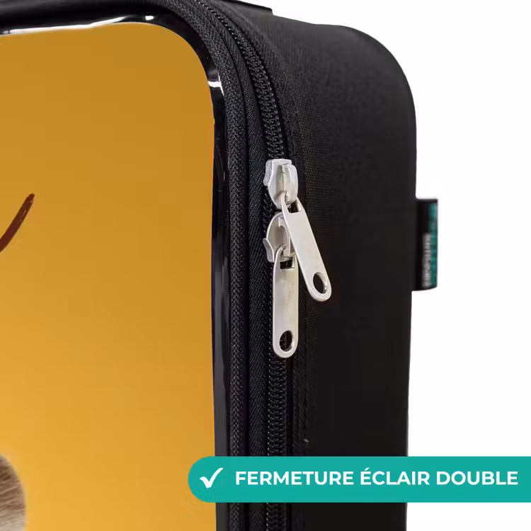 Valise enfant avec nom - Hamster - Noyer - Animal — 6