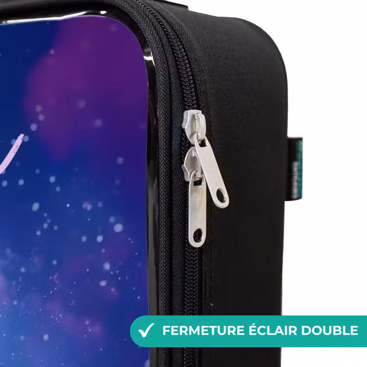 Valise enfant avec nom - Joyeuse paire d'yeux dans l'espace — 6