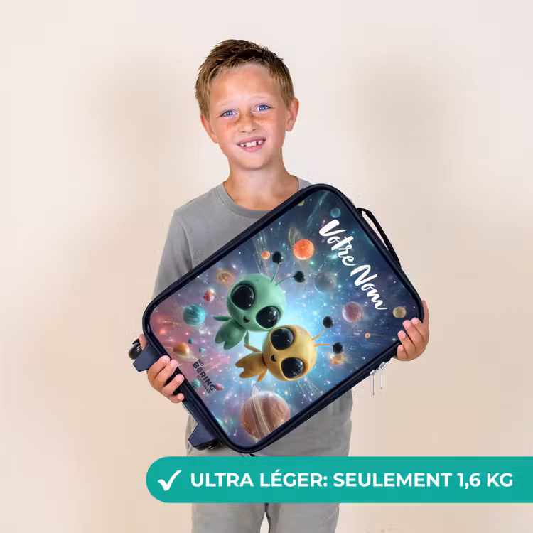 Valise enfant avec nom - Joyeux amis extraterrestres — 2