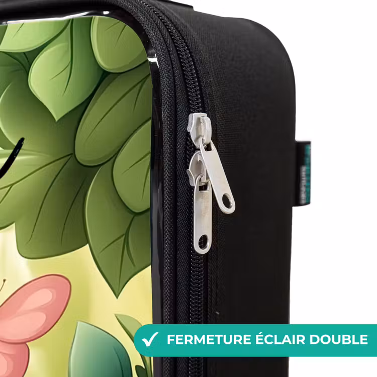 Valise enfant avec nom - Cheval - Fleurs - Papillons — 6