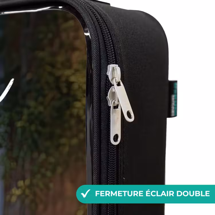 Valise enfant avec nom - Ours - Papillons - Forêt - Fée — 6