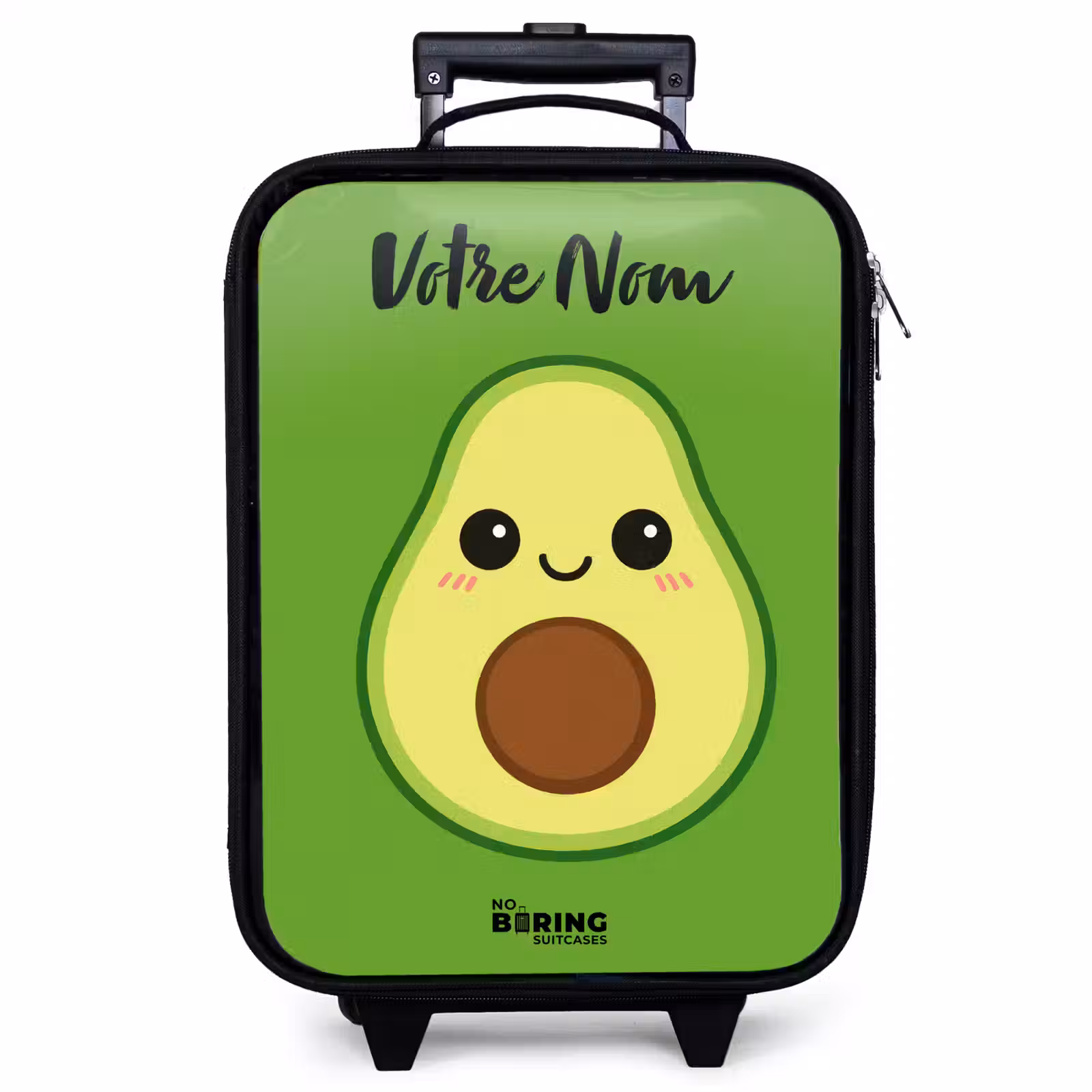 Valise enfant avec nom - Kawai - Avocado - Vert — 1