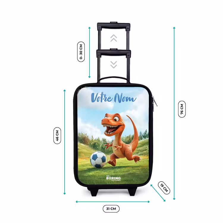 Valise enfant avec nom - Football - Dino - Sports — 7
