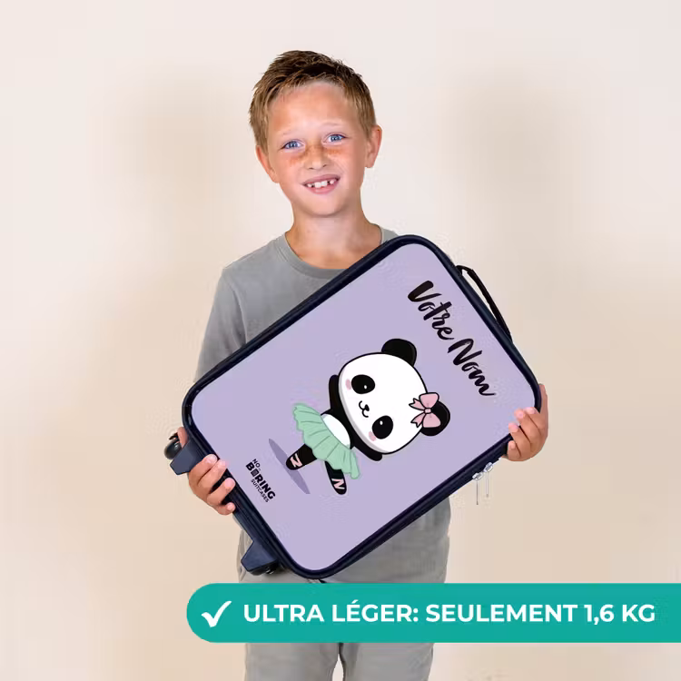 Valise enfant avec nom - Kawai - Ballet - Panda — 2