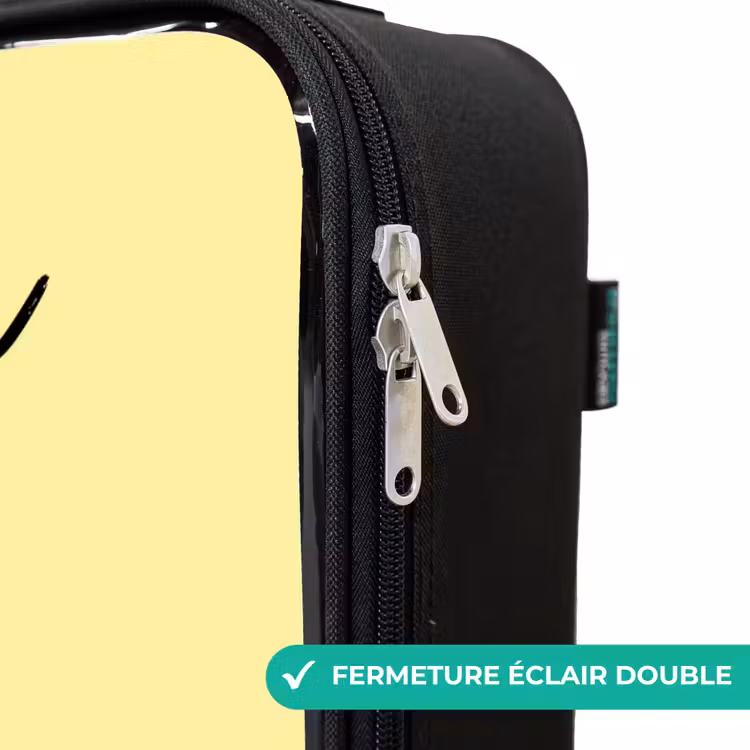Valise enfant avec nom - Kawai - Chick - Jaune — 6