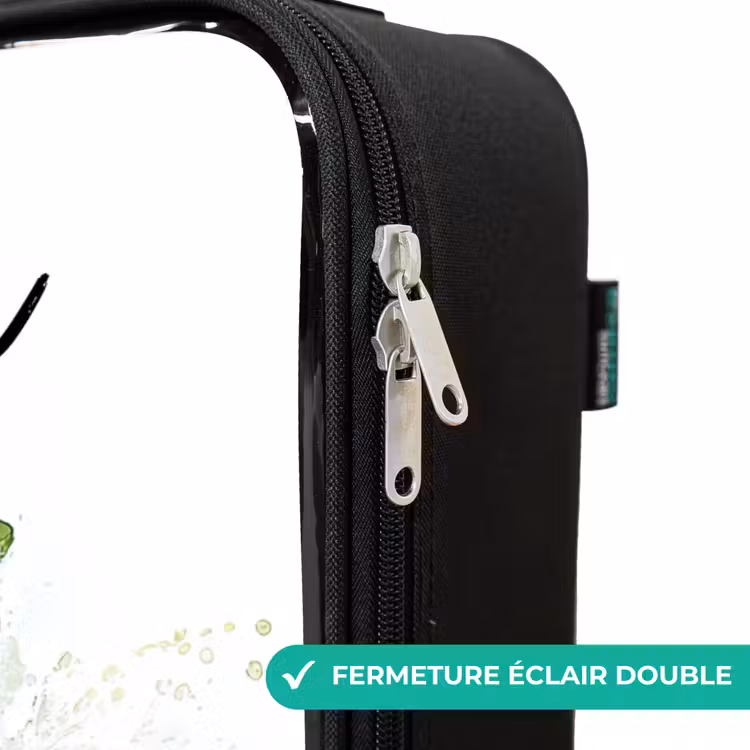 Valise enfant avec nom - Tortue - Eau - Vert — 6
