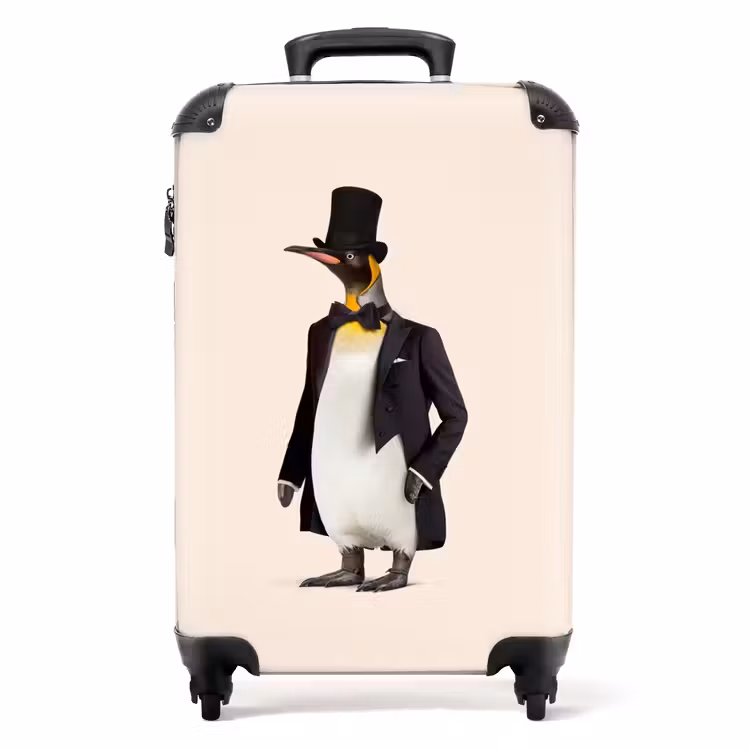 Valise - Pingouin en costume — 1