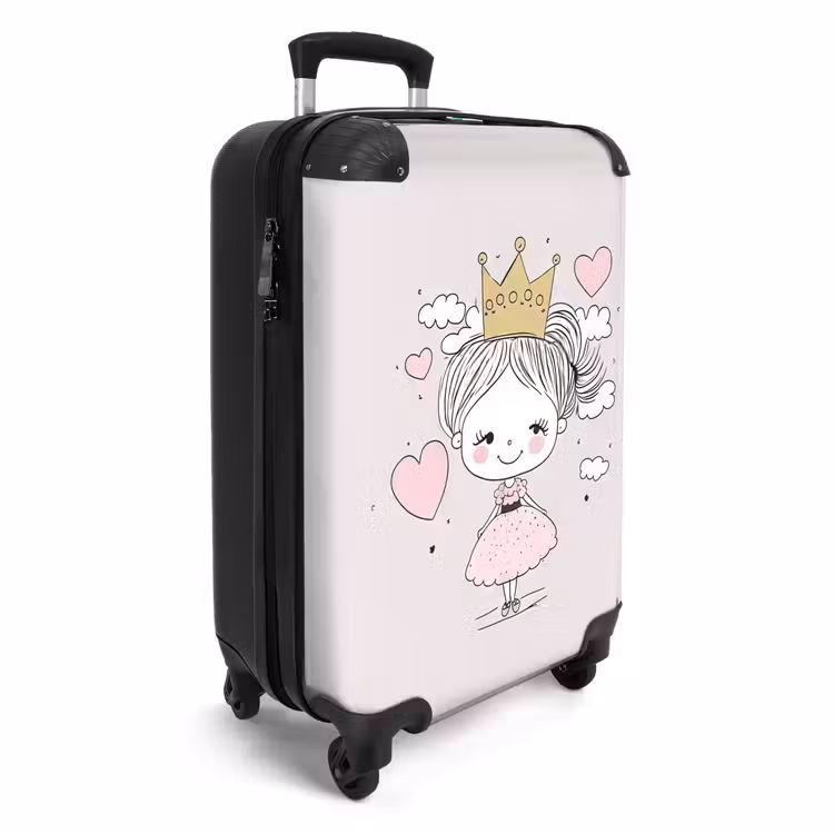 Valise - Petite princesse avec des cœurs — 2