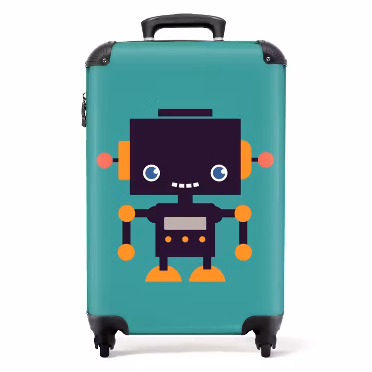 Valise - Robot pixel vert — 1