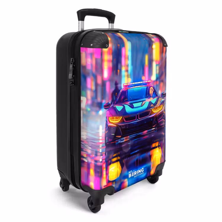 Valise - Voiture de nuit au néon — 2