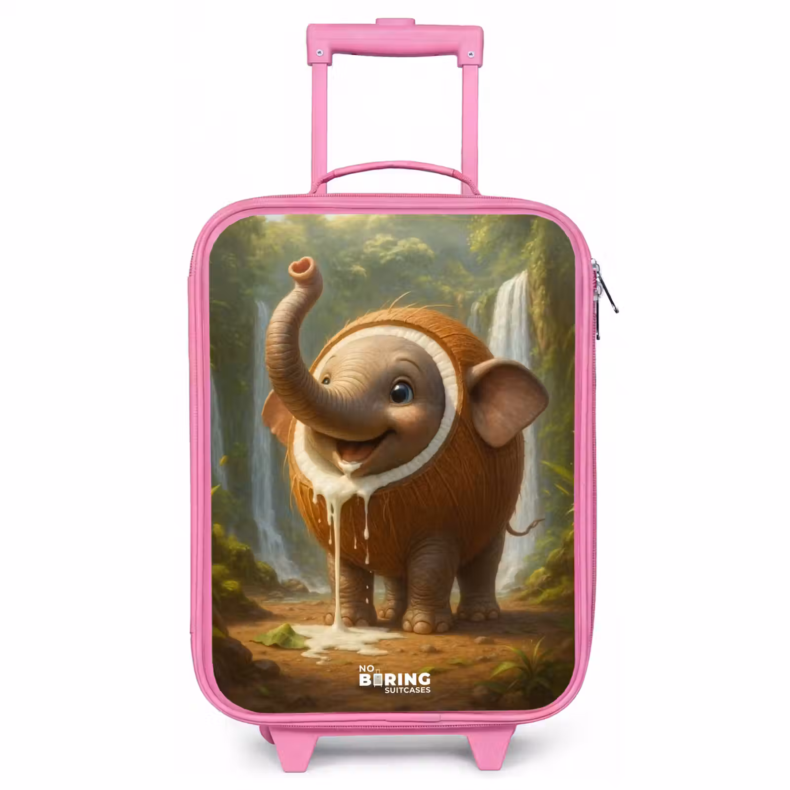 Valise enfant - Rose - Coconote Elephante — 1