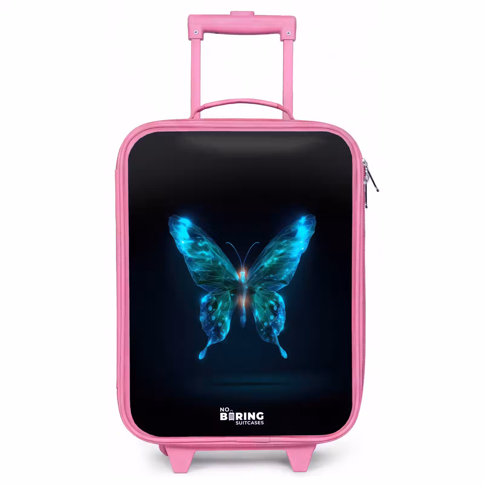 Valise enfant - Rose - Papillon numérique magique — 1