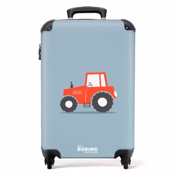 Valise - Fond bleu à déclenchement rouge — 1