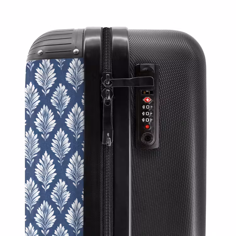 Valise - Motif baroque bleu — 6