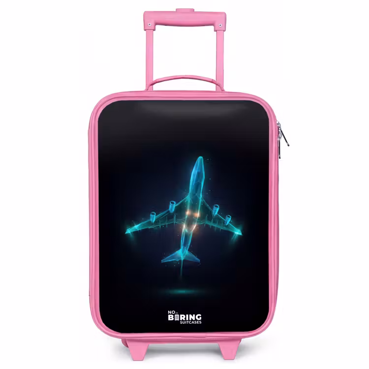 Valise enfant - Rose - Aéronefs lumineux — 1