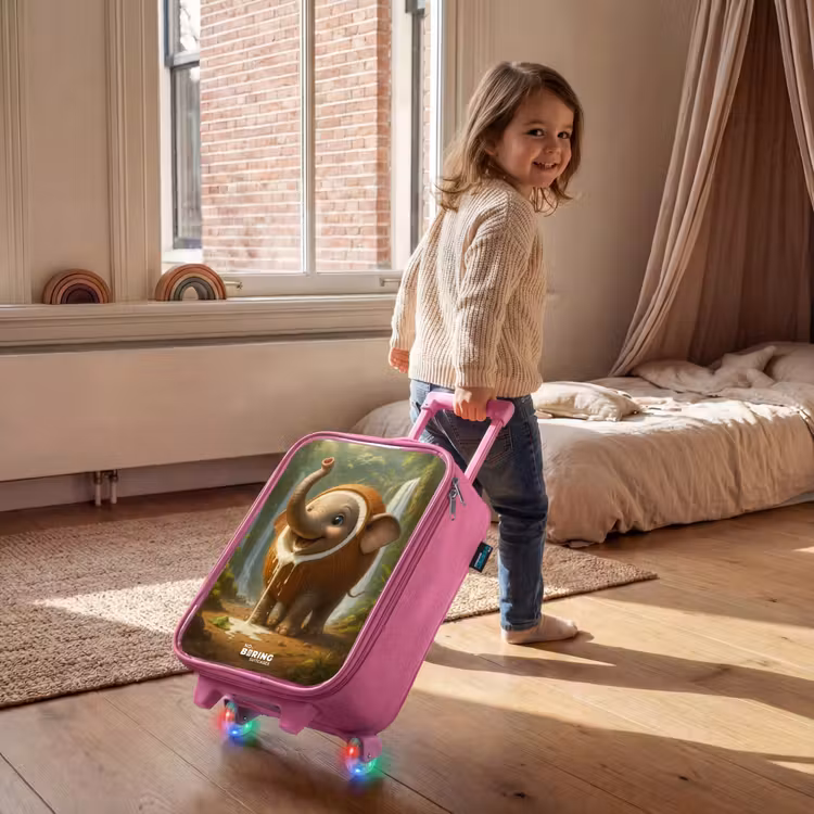 Valise enfant - Rose - Coconote Elephante — 2