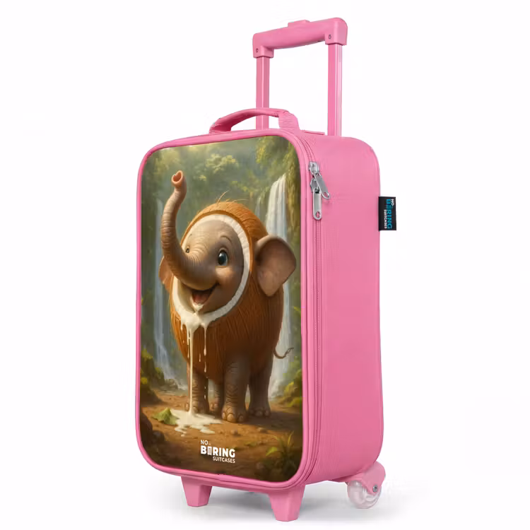 Valise enfant - Rose - Coconote Elephante — 8