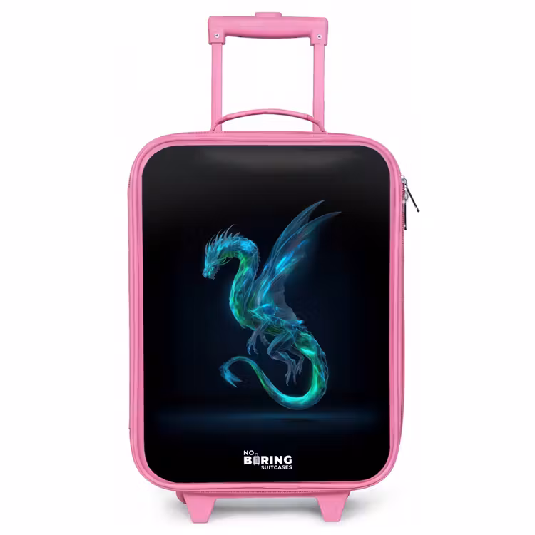 Valise enfant - Rose - Le cyberdragon légendaire — 1