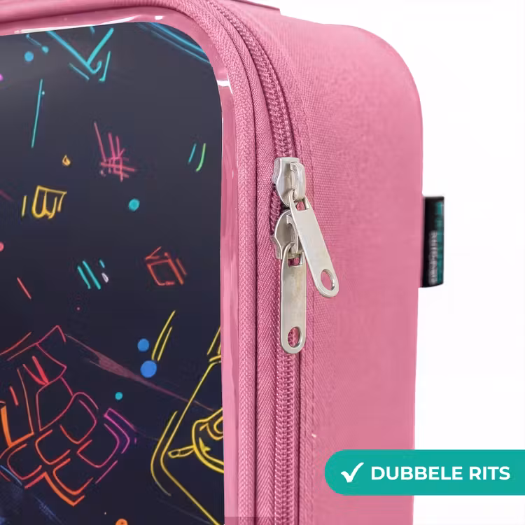 Valise enfant - Rose - L'univers des jeux en style néon — 7
