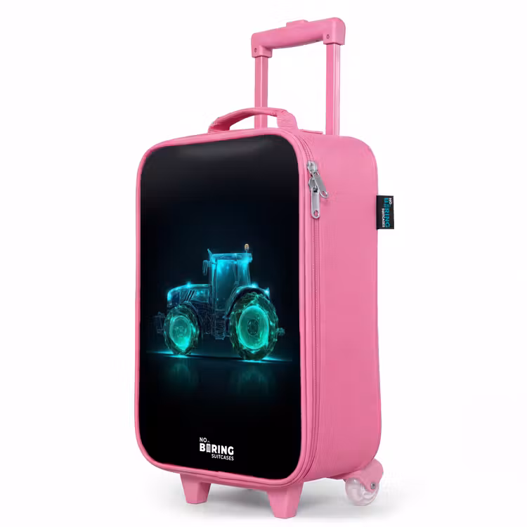 Valise enfant - Rose - Neontractor sur fond noir — 8