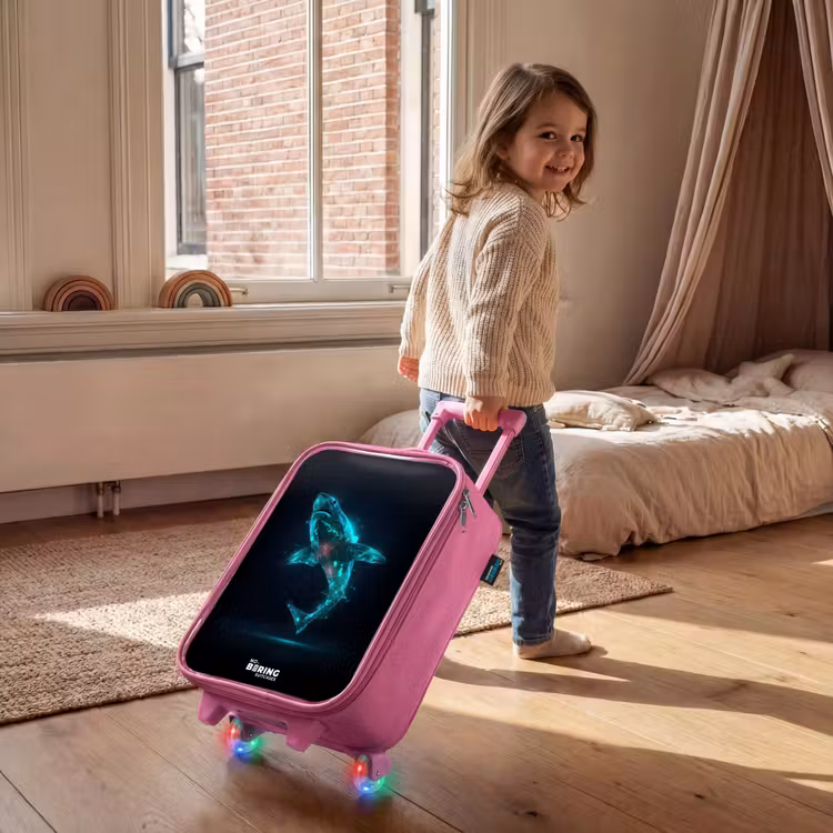 Valise enfant - Rose - Puissance du requin numérique — 2