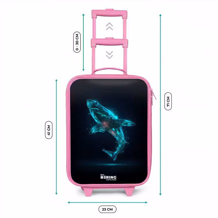 Valise enfant - Rose - Puissance du requin numérique — 6