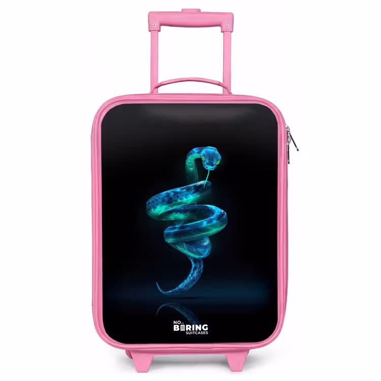 Valise enfant - Rose - Tuyau numérique en forme de spirale — 1