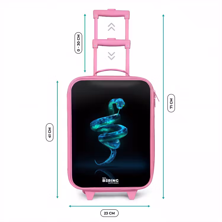 Valise enfant - Rose - Tuyau numérique en forme de spirale — 6